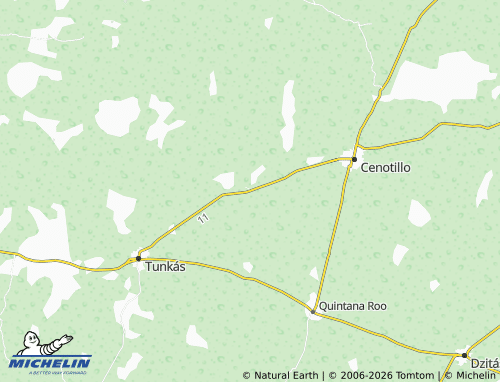 Mapa MICHELIN San José Piptuch - ViaMichelin