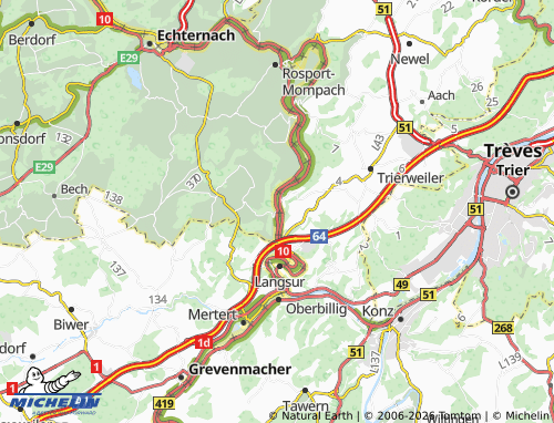 Kaart MICHELIN Moersdorf - ViaMichelin