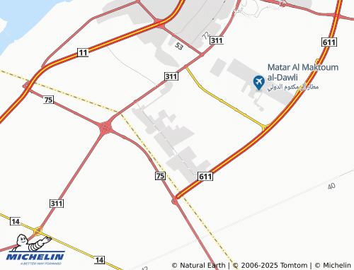 MICHELIN Saih Shuaib 3 map - ViaMichelin