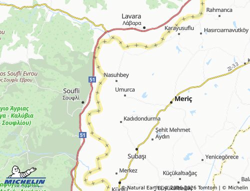 Mappa MICHELIN Umurca - ViaMichelin