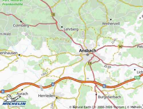 MICHELIN Schalkhausen map - ViaMichelin
