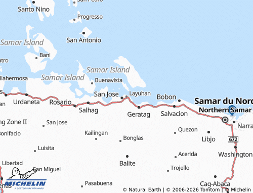MICHELIN Layuhan map - ViaMichelin