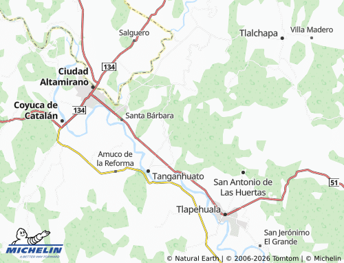 Carte MICHELIN Chacamerito - ViaMichelin