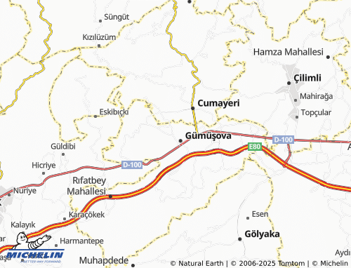 MICHELIN Kışla map - ViaMichelin
