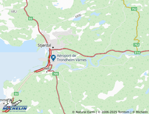 MICHELIN Hognesaunet map - ViaMichelin