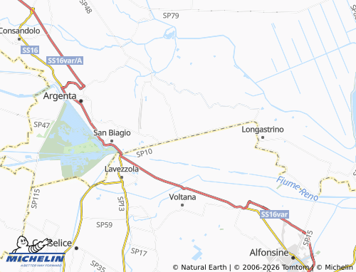 MICHELIN Filo map - ViaMichelin