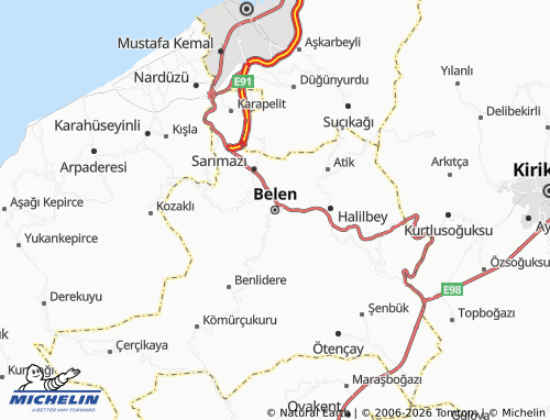 Mappa MICHELIN Belen - ViaMichelin