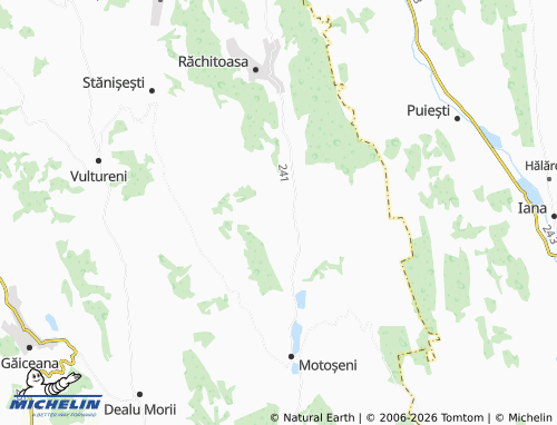 Mappa MICHELIN Oprișești - ViaMichelin