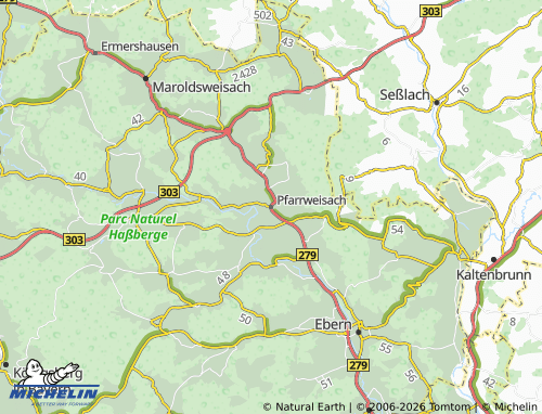 Mappa MICHELIN Pfarrweisach - ViaMichelin