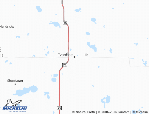 Mapa MICHELIN Ivanhoe - ViaMichelin