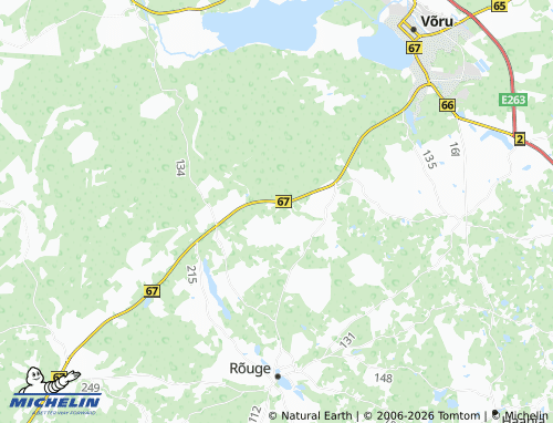 Mapa MICHELIN Vana-Nursi - ViaMichelin