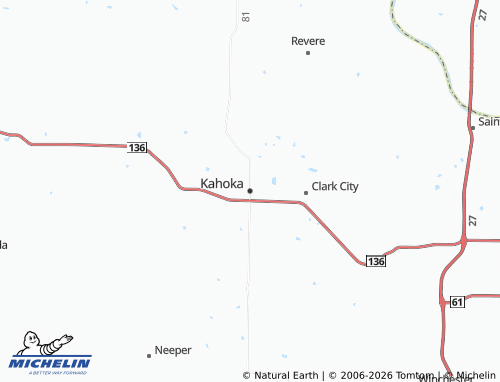 Mapa MICHELIN Kahoka - ViaMichelin