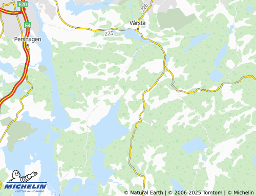 MICHELIN-Landkarte Kagghamra - ViaMichelin