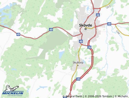 Carte MICHELIN Simsjön - ViaMichelin