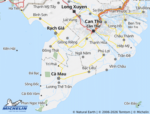 Mapa MICHELIN Hồng Dân - ViaMichelin