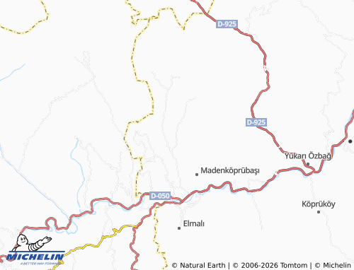 MICHELIN Akgüney map - ViaMichelin