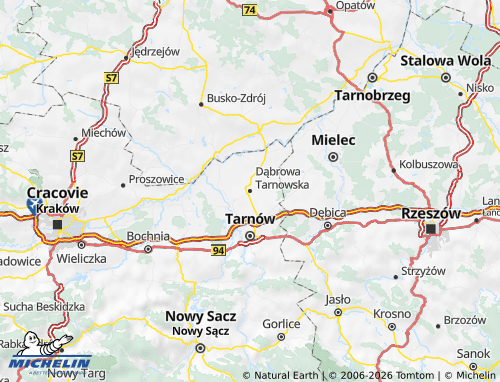 Mapa MICHELIN Tarnowski - ViaMichelin