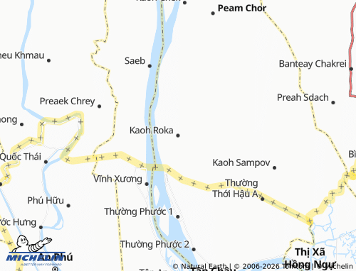 Kaart MICHELIN Kaoh Roka - ViaMichelin