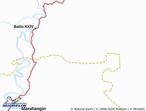 Mapa MICHELIN Terentang Baru - ViaMichelin