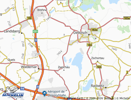 MICHELIN Lissa map - ViaMichelin