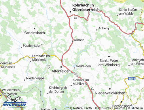 MICHELIN Oberfeuchtenbach map - ViaMichelin