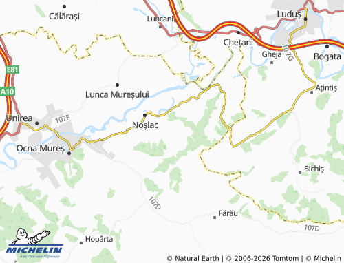 Mappa MICHELIN Căptălan - ViaMichelin