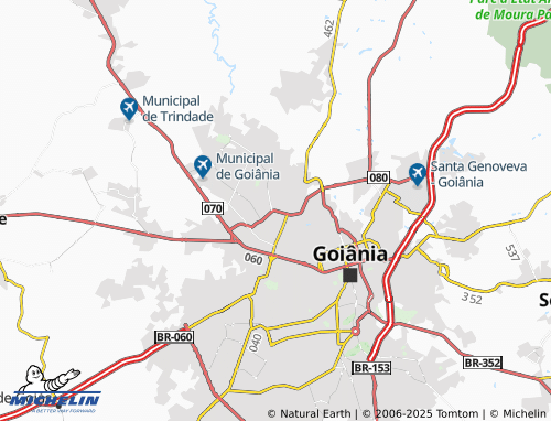 MICHELIN Vila Industrial Pedro Abraão map - ViaMichelin