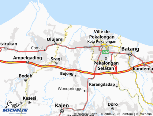 MICHELIN Wiradesa map - ViaMichelin