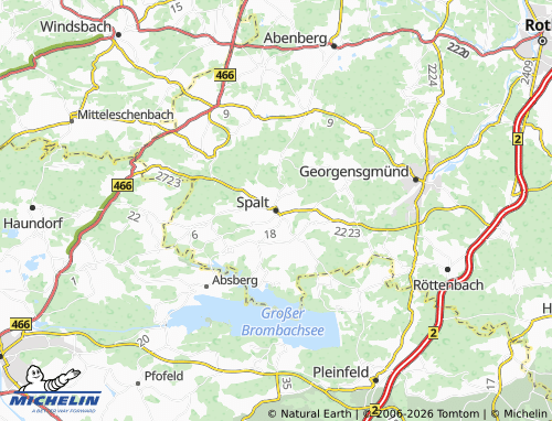 Mappa MICHELIN Spalt - ViaMichelin