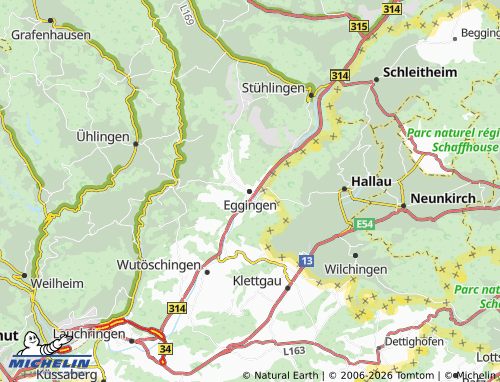Mappa MICHELIN Eggingen - ViaMichelin