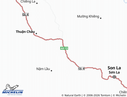 Carte MICHELIN Chiềng Pấc - ViaMichelin