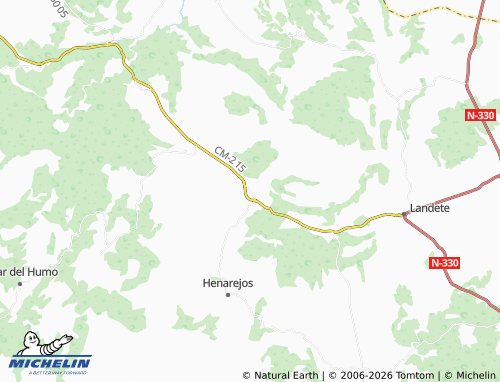 MICHELIN Fuentelespino de Moya map - ViaMichelin
