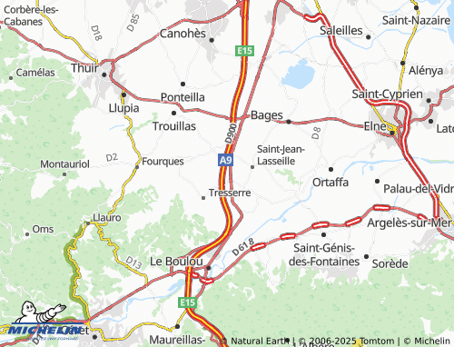 MICHELIN-Landkarte Le Village Catalan - ViaMichelin