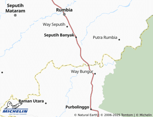 MICHELIN Siswa Bangun map - ViaMichelin