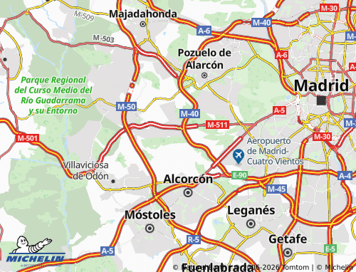 MICHELIN-Landkarte Ventorro del Cano - ViaMichelin