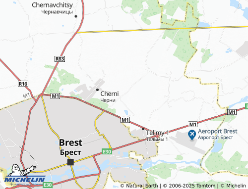 Mapa MICHELIN Bratylovo - ViaMichelin