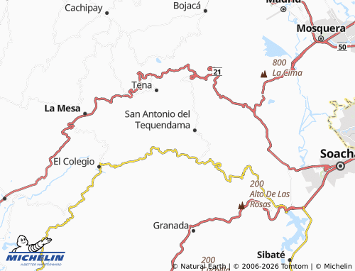 Mappa MICHELIN Quebrada Grande - ViaMichelin