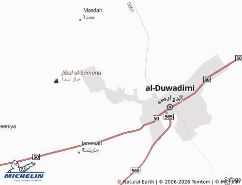 Carte MICHELIN al-Qadisiyyah - ViaMichelin