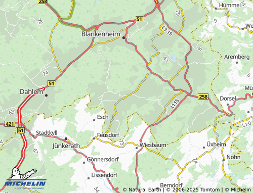 MICHELIN Ripsdorf map - ViaMichelin