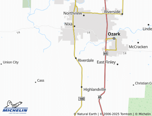 MICHELIN Riverdale map - ViaMichelin