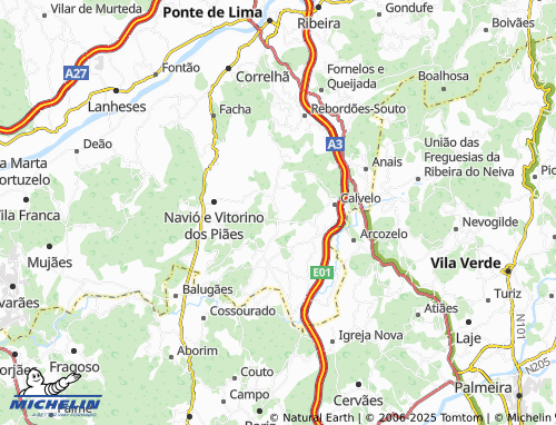 Carte MICHELIN Vila Franca - ViaMichelin