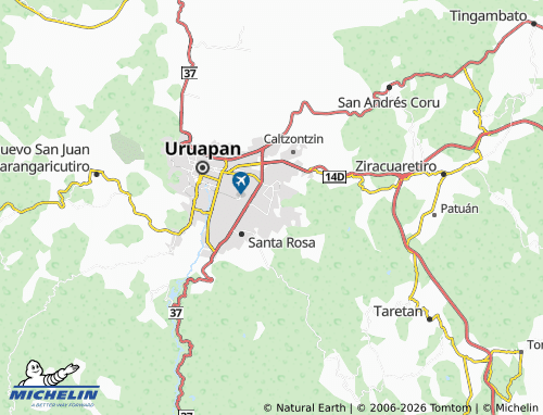 Mapa MICHELIN Ejidal Lázaro Cárdenas - ViaMichelin
