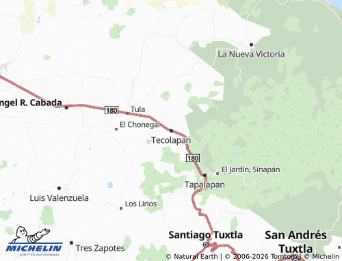 Mappa MICHELIN Tecolapan - ViaMichelin
