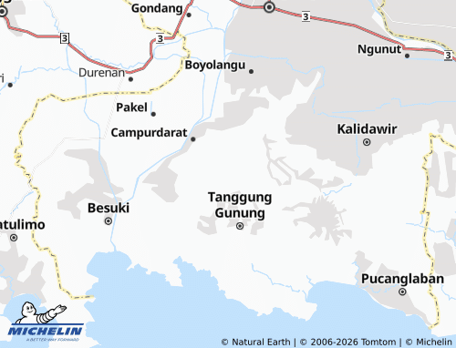 MICHELIN Tenggarejo map - ViaMichelin