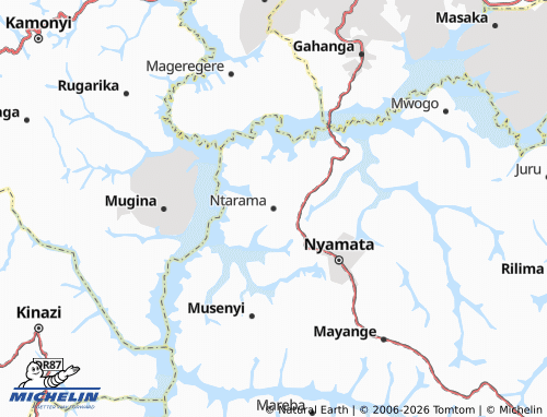 Carte MICHELIN Ntarama - ViaMichelin