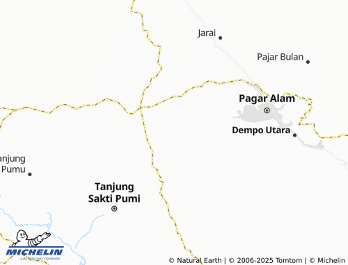 MICHELIN Gunung Dempo map - ViaMichelin