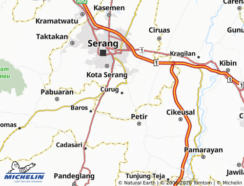 Kaart MICHELIN Curug - ViaMichelin