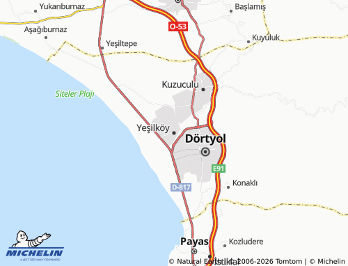 Mappa MICHELIN Yeşilköy - ViaMichelin