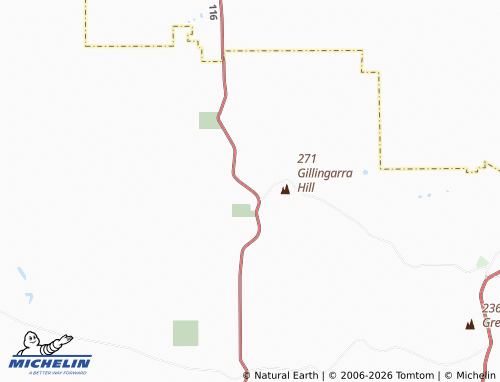 Mapa MICHELIN Gillingarra - ViaMichelin