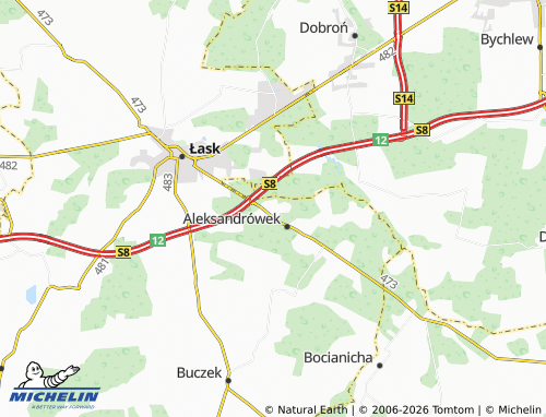 Mapa MICHELIN Teodory - ViaMichelin